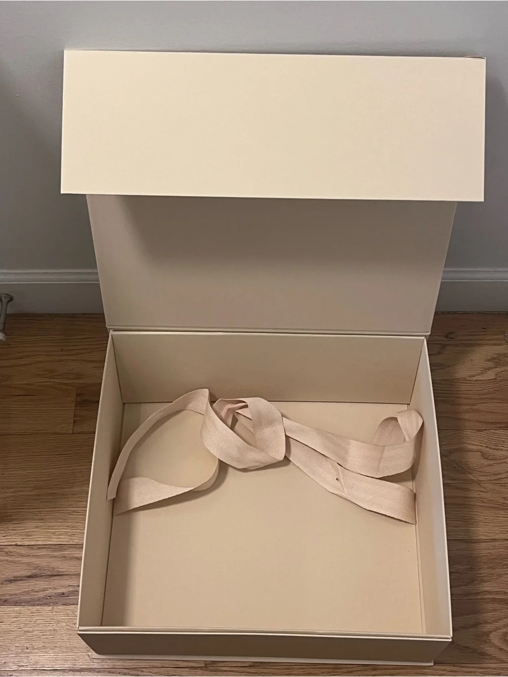 Valentino Cream Box with Black Logo